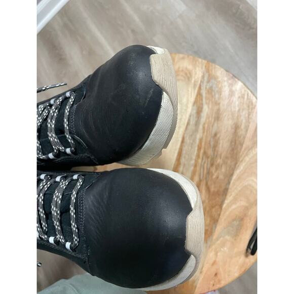 SOREL MAC HILL MID  MEN'S WATERPROOF BOOT/SNEAKER, size 10, Black Leather, - Picture 8 of 10
